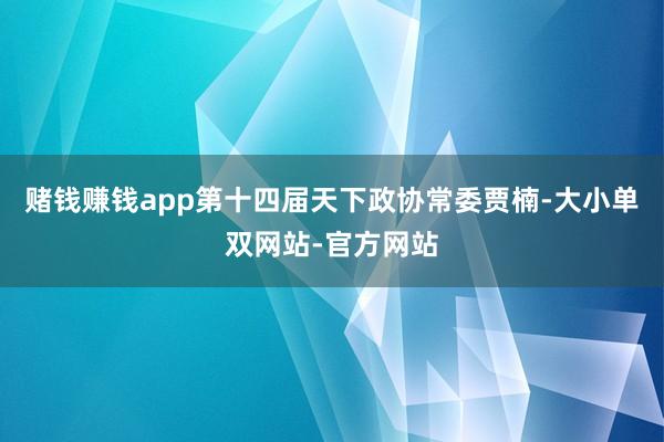 赌钱赚钱app第十四届天下政协常委贾楠-大小单双网站-官方网站